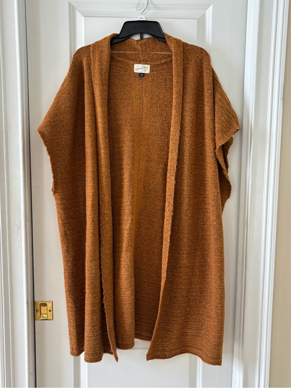 Universal Thread Open-Front Rust/Brown Knit Cardigan